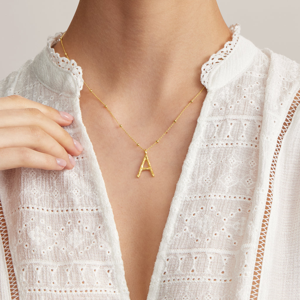 Letter A Pendant