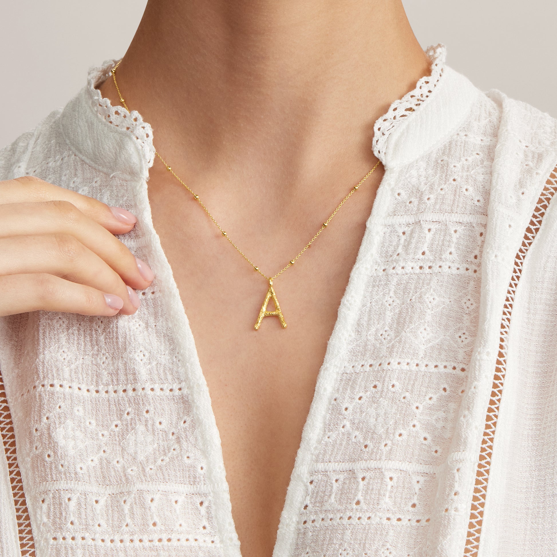 Letter A Pendant