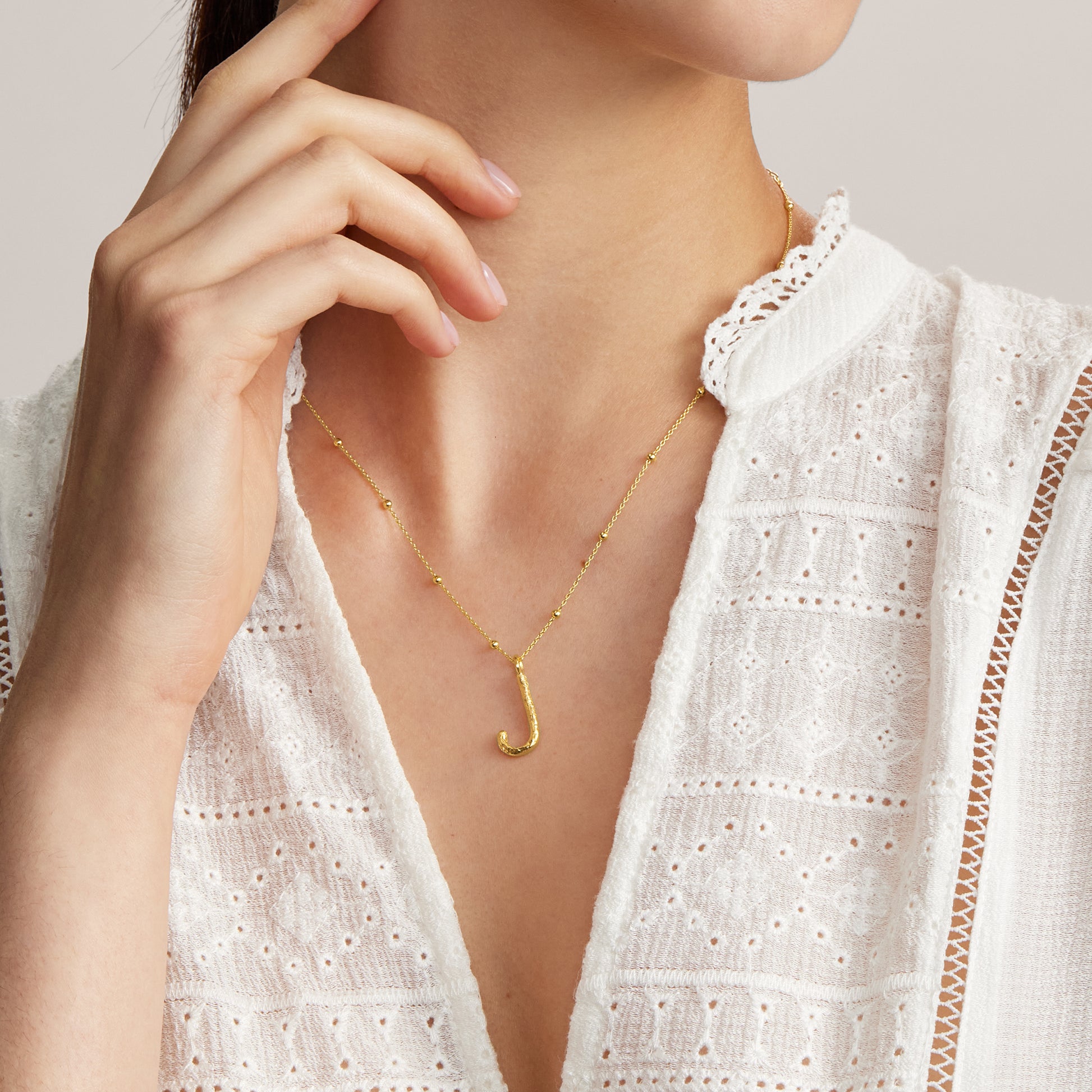 Letter J Pendant