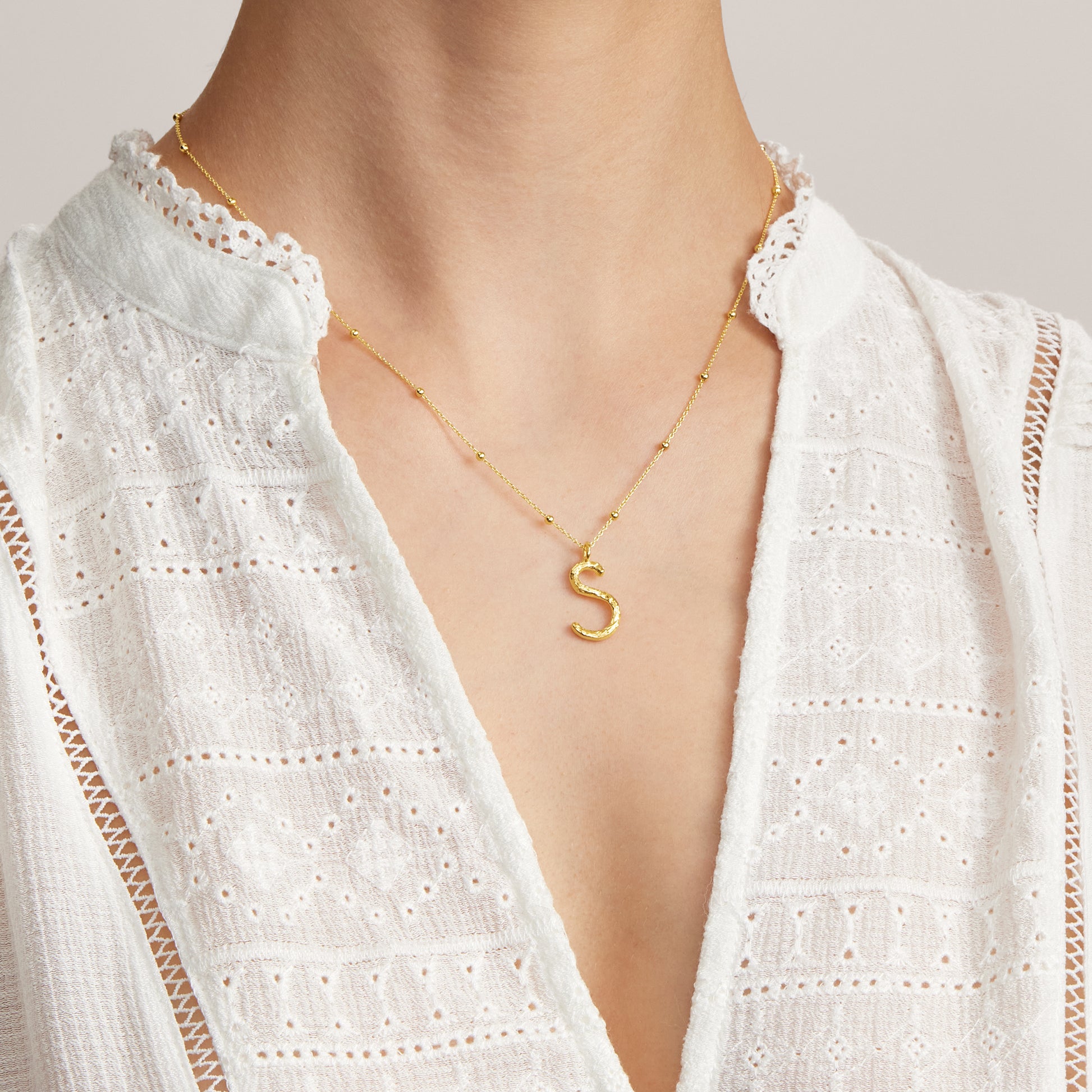 Letter S Pendant