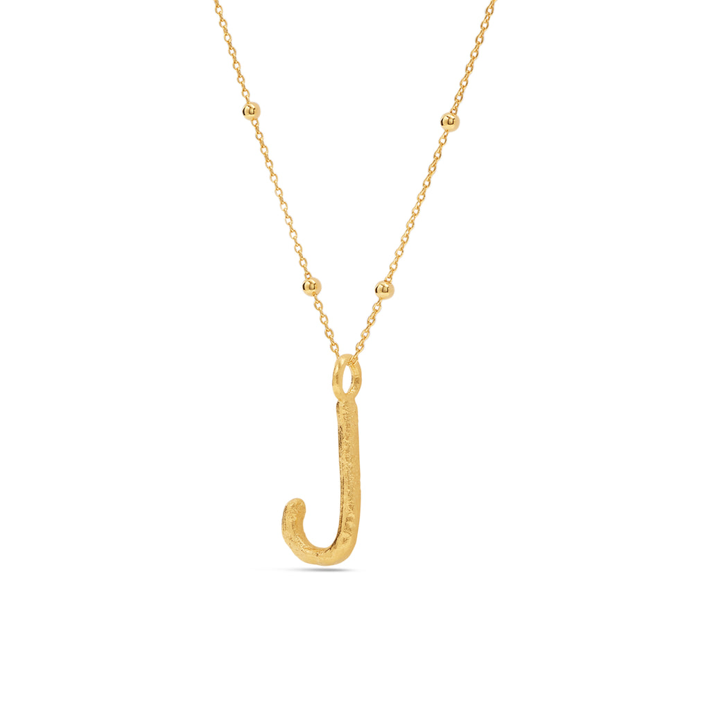 Letter J Pendant